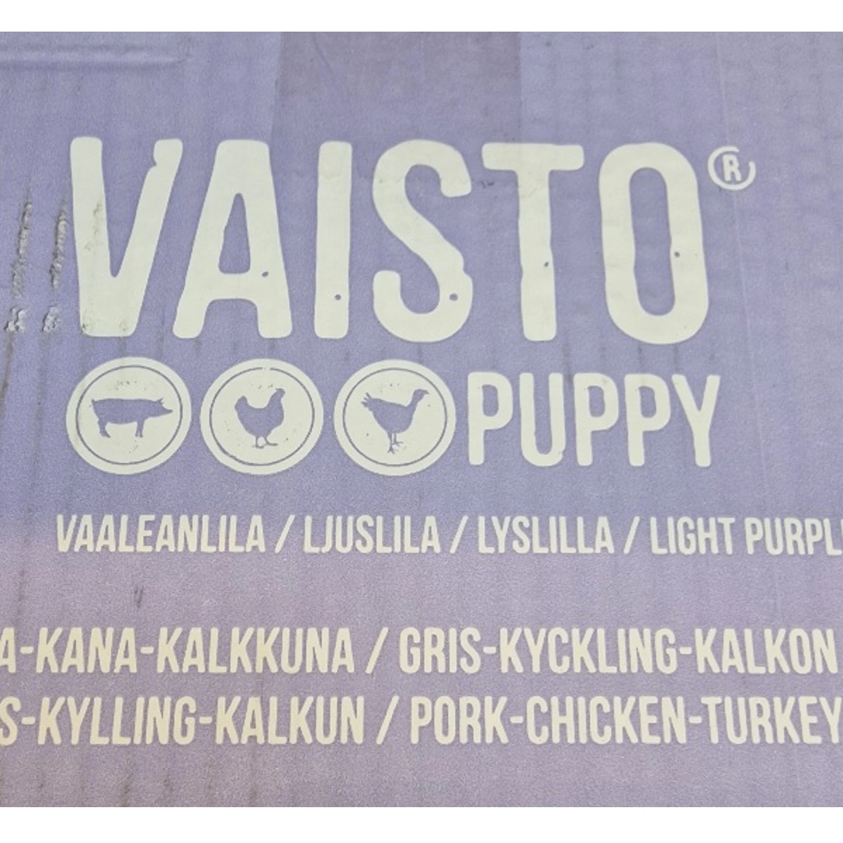 MUSH Vaisto Puppy lyslilla gris kalkun kylling 10 kg til hvalpe
